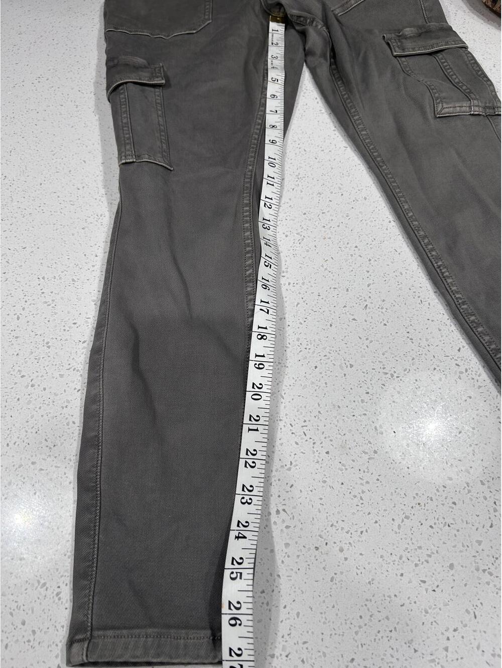 SPANX Stretch Twill Ankle Cargo Pants – Gray Washed - Picture 5 of 9